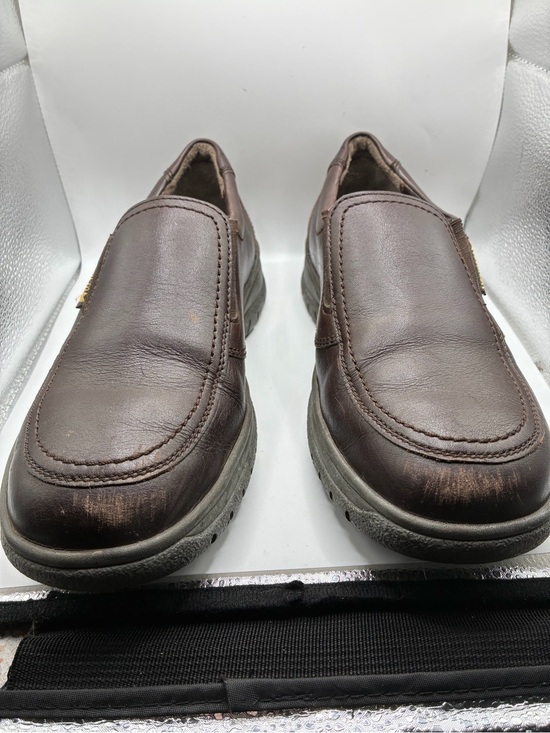 Mephisto Air Jet Leather Slip on Shoes Comfort Walking Loafers Brown Men’s 8.5 main image 11